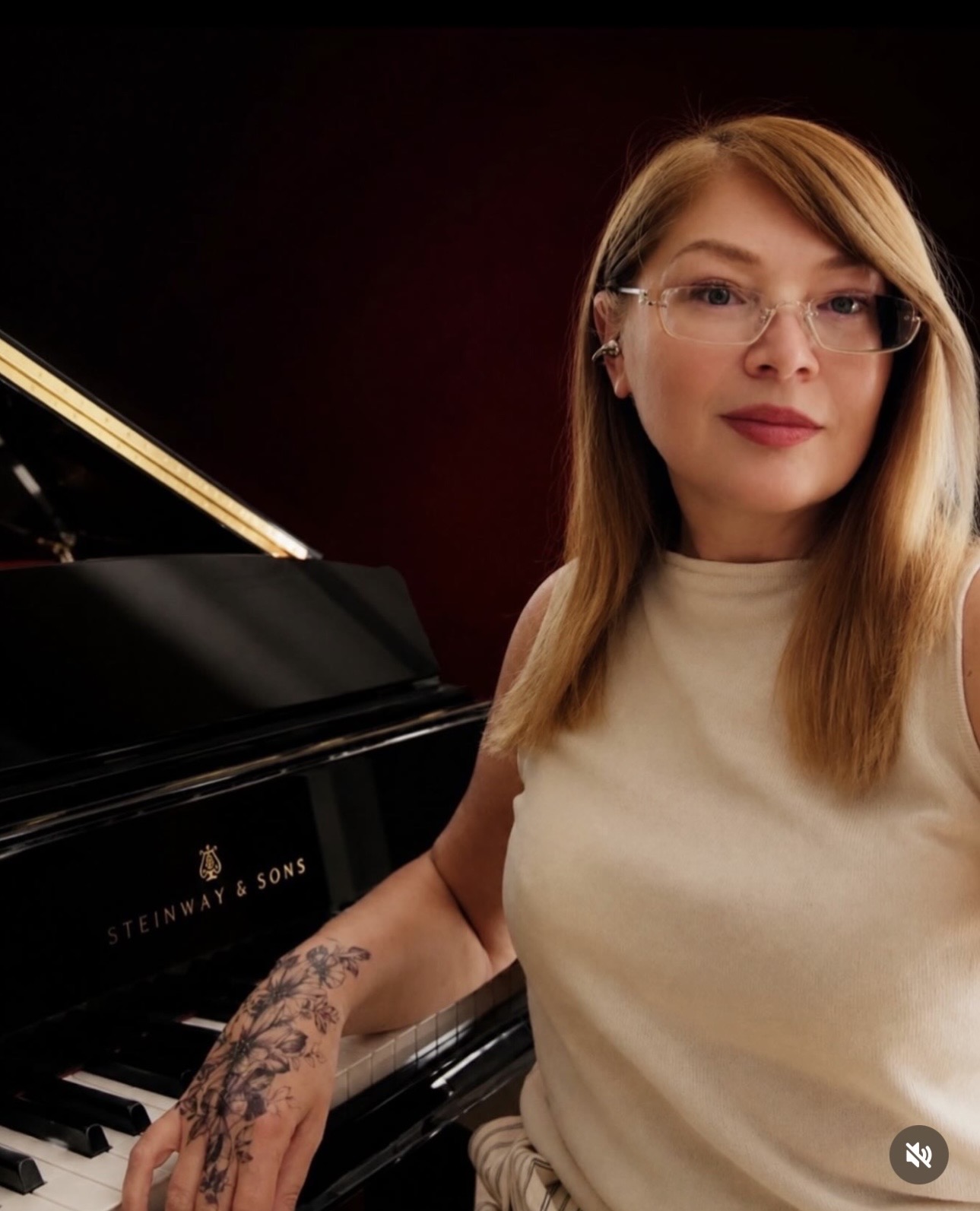 Katja Raisow am Flügel